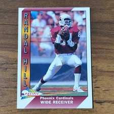 Pacific 1991 Pacific Randal Hill #631 Phoenix Cardinals NFL Football Rookie Card. rookie card picture