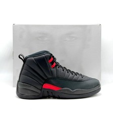  NEW Men NIKE Air Jordan 12 Retro 'Bloodline' BLACK  CT8013 003   
