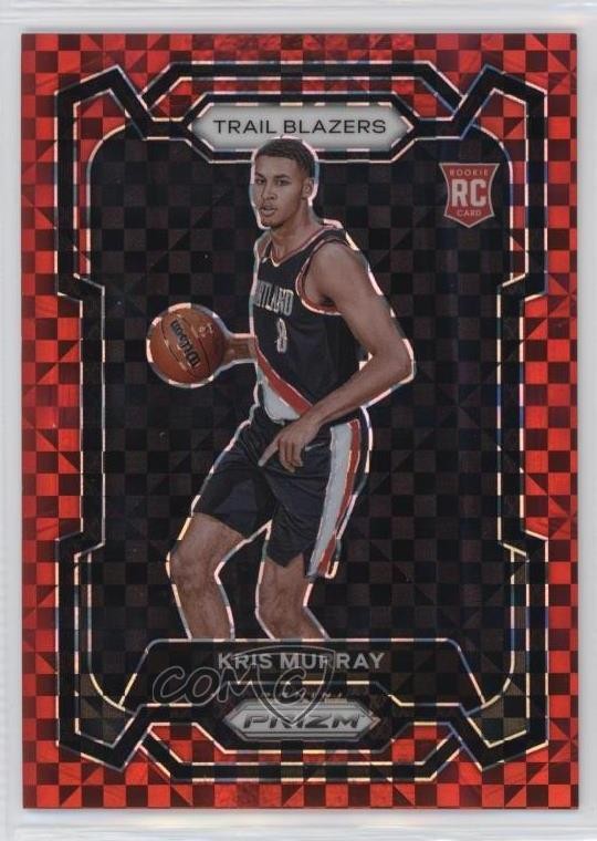 2023-24 Panini Prizm Red Power Prizm 34/75 Kris Murray #142 0z8w