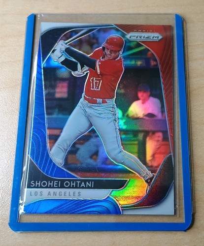 2020 Panini Prizm Tier II Red White & Blue Prizm Shohei Ohtani Angels Dodgers
