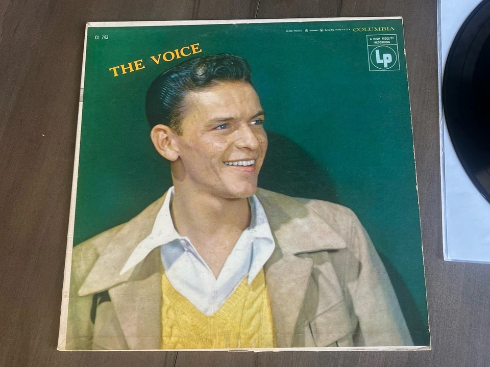 Frank Sinatra The Voice LP CL743 1955 VG/VG Mono Jazz Vocal Columbia 6-Eye Label - Image 2 of 4