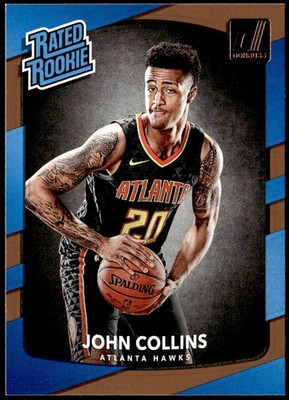 2017-18 Donruss #182 John Collins rated Rookie E1