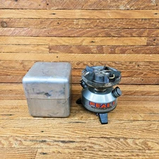 Vintage Coleman Peak 1 550B Multi Fuel Stove With aluminum Case READ
