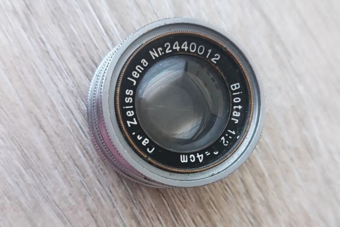 Carl Zeiss Jena Biotar 4 cm F/2, Vintage Lens, Robot Screw Mount
