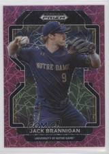 2022 Panini Prizm Draft Picks Neon Pink Velocity Jack Brannigan #PDP83 0v7