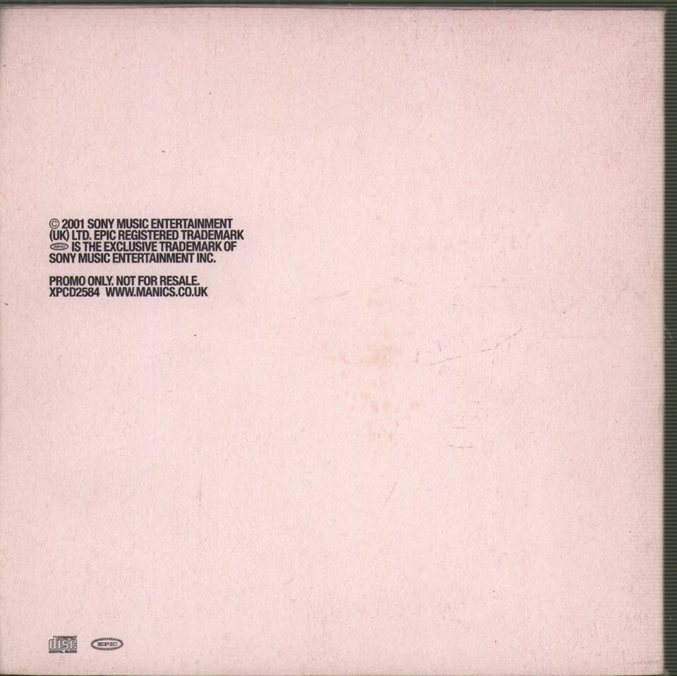 Manic Street Preachers Let Robeson Sing CD UK Epic 2001 Ian Brown Remix Promo CD - Bild 2 von 2