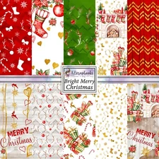 BRIGHT MERRY CHRISTMAS - Paper Pack