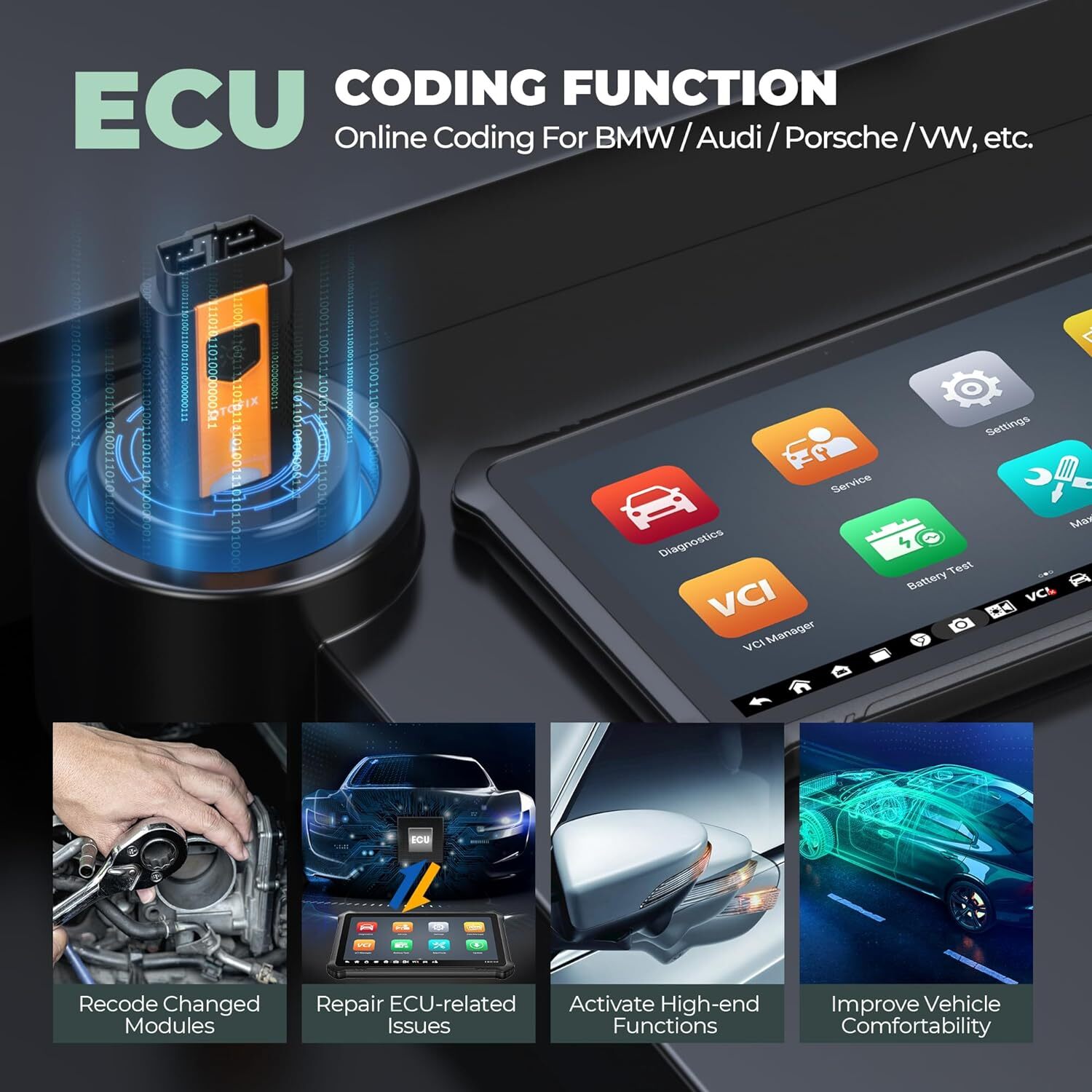 2025 OTOFIX D1 MAX Bidirectional OBD2 Scanner Coding Full System Diagnostic Tool