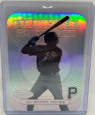 KE'BRYAN HAYES 2020 BOWMAN'S BEST FRANCHISE DIE CUT NEGATIVE REFRACTOR #FFDC-KH