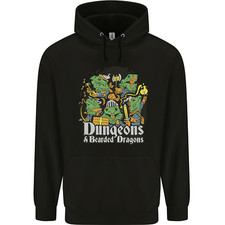 Image of Dungeons & Dragons Role Play Games RPG Mens 80% Cotton Hoodie