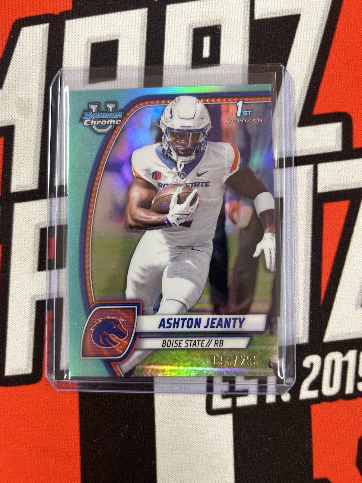 2024 Bowman Chrome U - Ashton Jeanty 1st Bowman Aqua Refractor /299