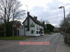 PHOTO  THE PLOUGH DUXFORD EARLY C18. TIMBER-FRAMED AND RENDERED WITH PAINTED BRI