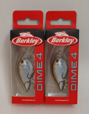 (2) Berkley Dime 4 Crankbait Fishing Lures Lot of 2 - Blue Back Herring
