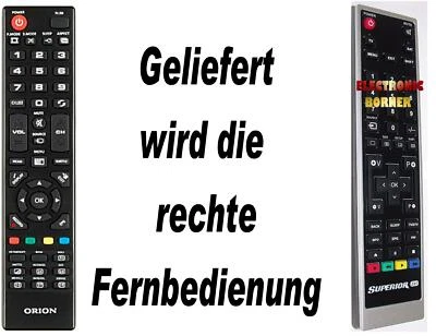 SUPERIOR Ersatz Fernbedienung für Orion CLB40B900 CLB40B910 CLB40B911 CLB24B450S NEU