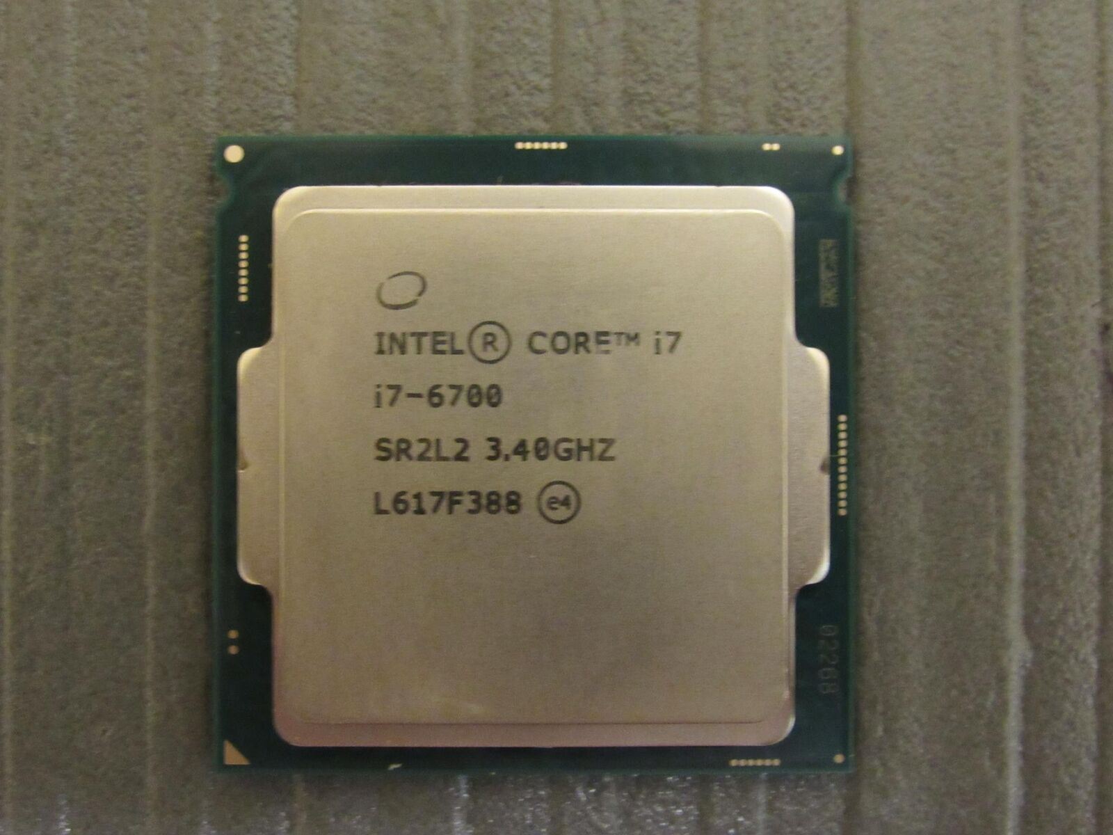 Intel SR2L2 Core i7-6700 3.4GHz 8MB Socket 1151 CPU Processor Quad-Core ...