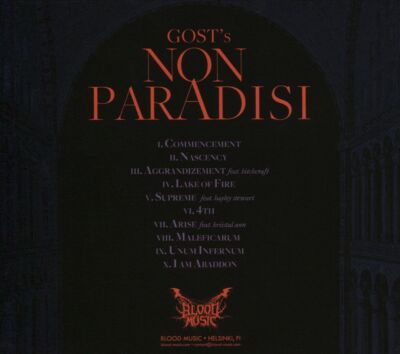 GOST - NON PARADISI [DIGIPAK] NEW CD