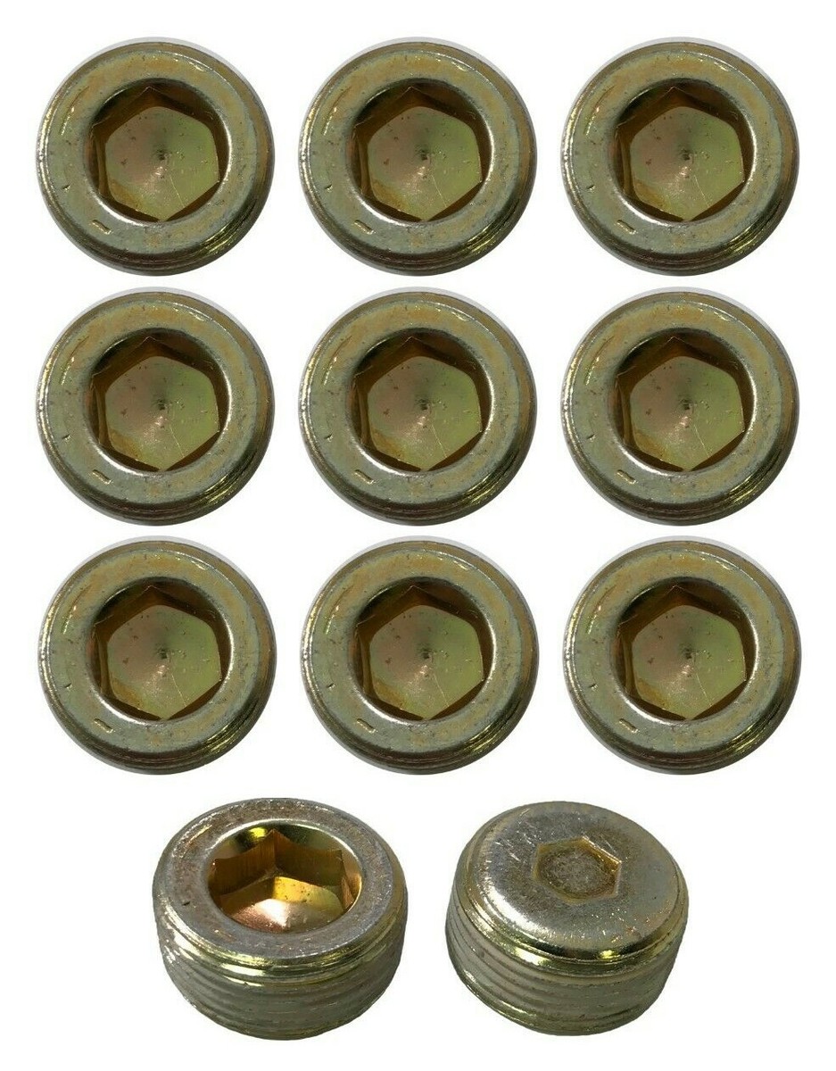 11) Cummins Thread-In Cylinder Head Freeze Plug Kit for 98.5+