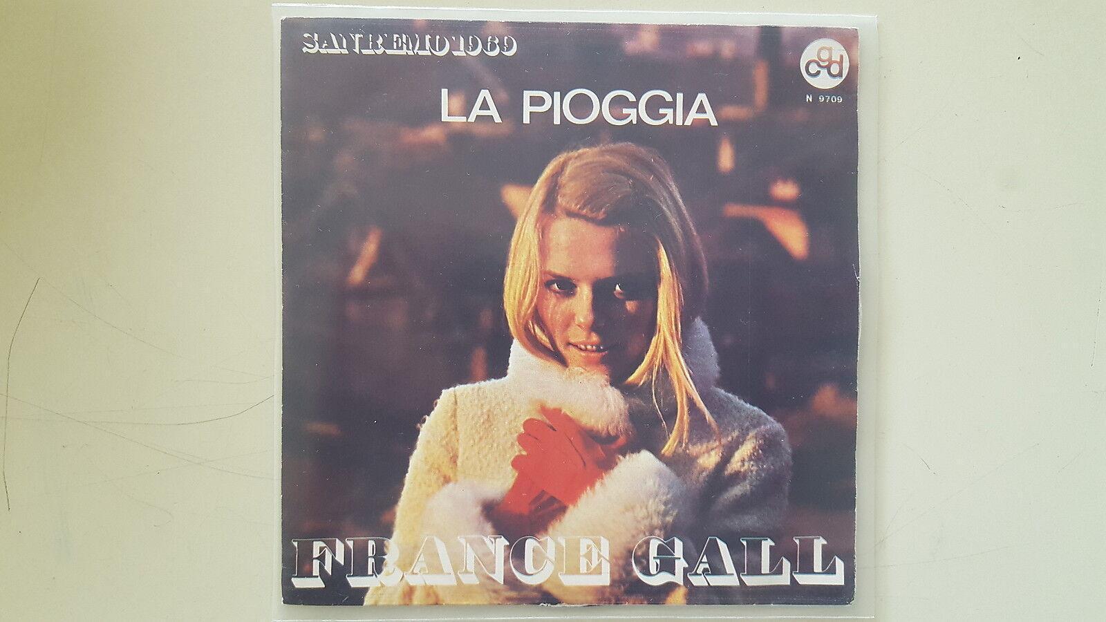 7"" Single Vinyl France Gall - La pioggia SUNG IN ITALIAN