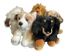 PAWS DOG DACHSHUND CORGI SCHNAUZER YORKIE PEKINESE ANIMAL PLUSH TEDDY SOFT TOY