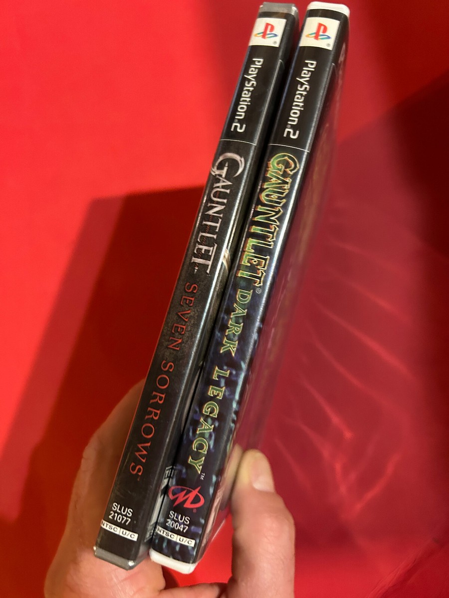 Gauntlet Dark Legacy + Seven Sorrows lot set authentic PlayStation