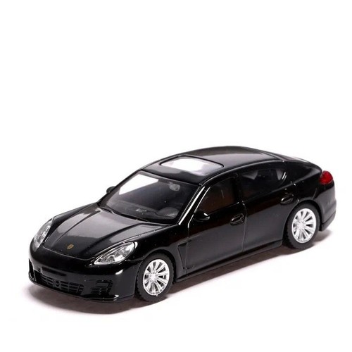 RMZ City Porsche Panamera Turbo schwarz Maßstab 1:43 4 Zoll Diecast Modell in Box - Bild 1 von 5
