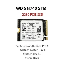 WD PC SN740 2TB M.2 2230 SSD NVMe PCIe4x4 For Steam Deck ASUS ROG Flow X Laptop