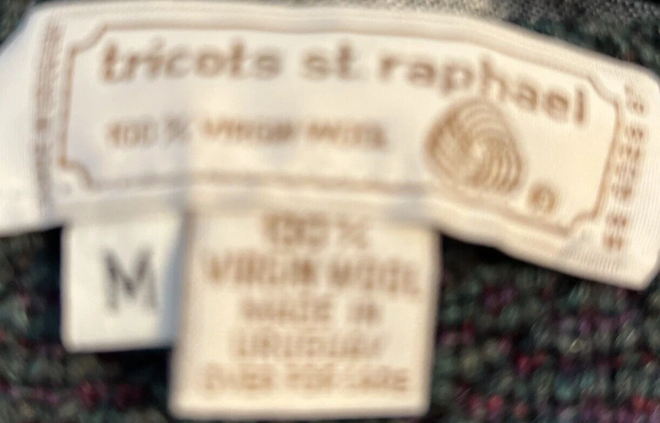 Chaleco Mujer Y2k Vintage Talla Mediana 100% Lana Botón Frontal Suéter Foto 3 de 4