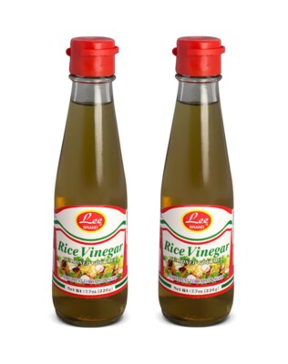 Reis Essig Doppelpack: 2 x 200ml Reisessig LEE Brand Sushi Thai Rice Vinegar