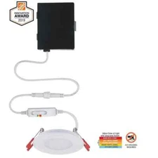 CE Ultra Slim Integrated LED 3 in Round Adj Color Temp Canless Recessed Light