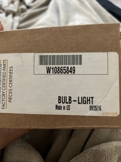 Ampoule 40W T-CLICK D'origine Frigo, Réfrigérateur, Congélateur WHIRLPOOL WSN555 - Foto 10