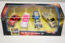 1998 HOT WHEELS 50 YEARS FOREVER TIMELESS TOYS R US UNO/BARBIE/MOTU BOX SET NIB