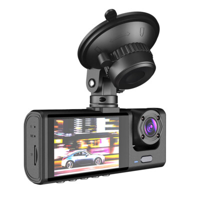 HD Auto Dashcam Vorne Hinten Dual Dash Cam Kamera Auto Videorecorder 170 Grad