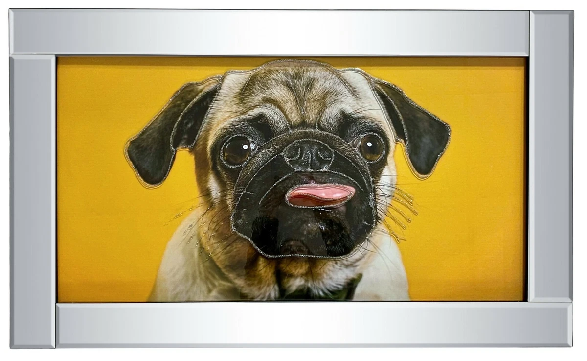 Pug photo shop frame