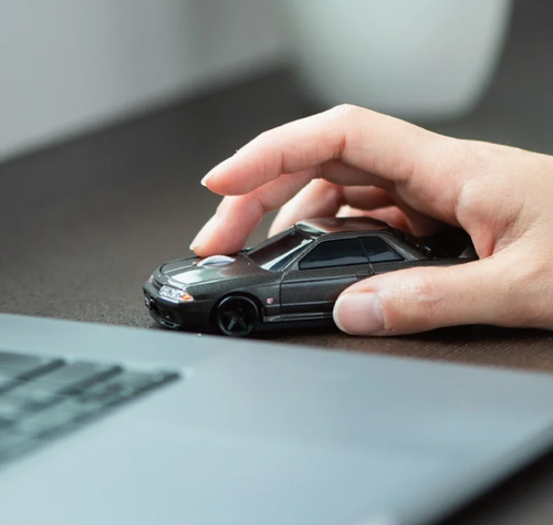 Nissan Skyline GT-R BNR32 Wireless Bluetooth Mouse with Mouse Pad CAMSHOP JAPAN - Picture 8 of 9