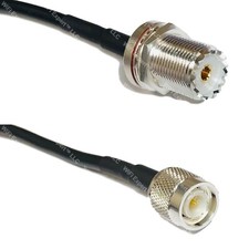 RFC240 UHF Female Bulkhead to TNC MALE RF Cable FAST-SHIP LOT