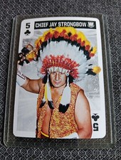 Chief Jay Strongbow Card 2018 WWE Legends Playing Card  WWF  Wrestling Card Rare
