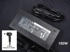 NEW OEM Chicony 180W Charger for MSI MS-17FS GL66 GF76 WF76 Gaming Laptop 4.5mm