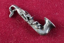 Sterling SILVER Charm 3-D SAXOPHONE SAX