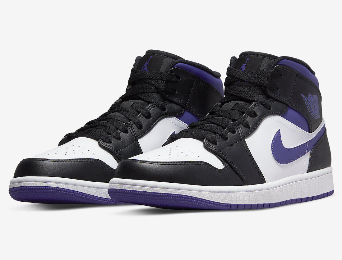 gray white purple jordans