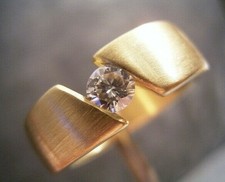 REIF-DESIGN - INDIVIDUELLER BRILLANT SPANNRING - EIGENE GOLDSCHMIEDE - 750 GOLD