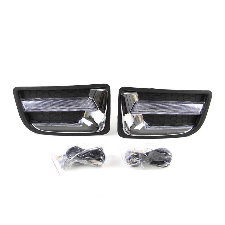 Luces antiniebla LED DRL para parachoques delantero para Isuzu D-max 2014 2015  Foto 3 de 4