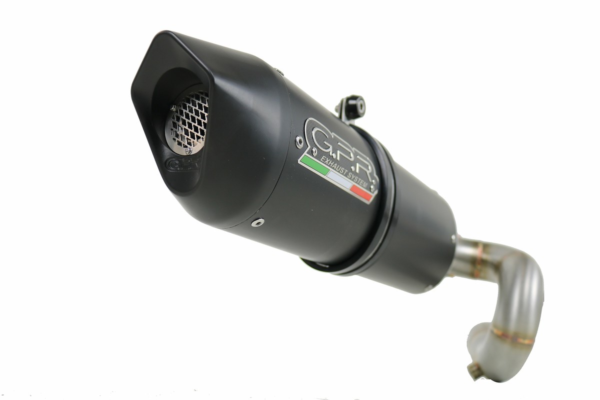 GPR Exhaust Moto Guzzi V85 TT 2019-2020 Slip-On Furore Evo4 Nero