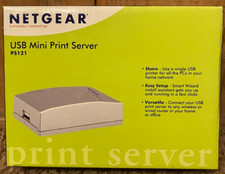 NETGEAR PS121 USB 2.0 Mini Print Server - Brand new in box 