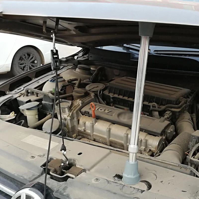 Kit de herramientas manuales de reparación de varilla de hélice de puerta soporte elevador capó delantero de automóvil ajustable Foto 3 de 4