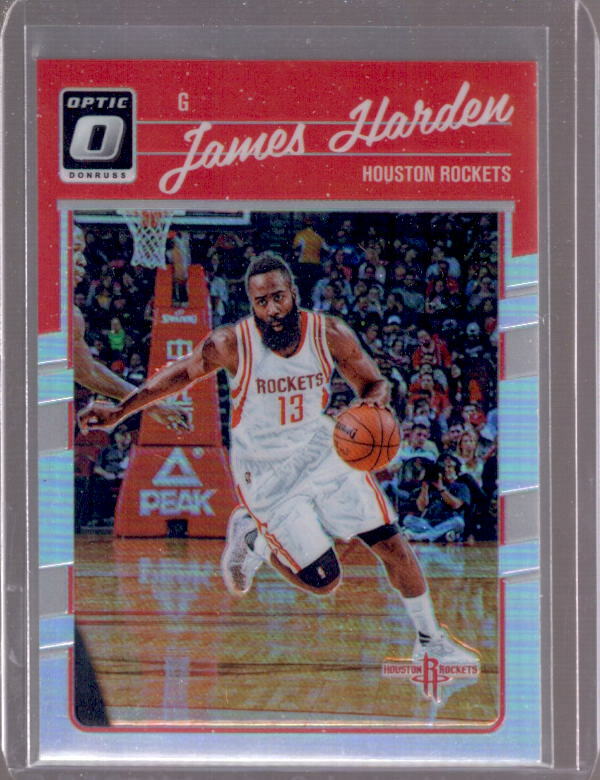 JAMES HARDEN 2016-17 Donruss Optic #110 Silver Holo Prizm Houston Rockets