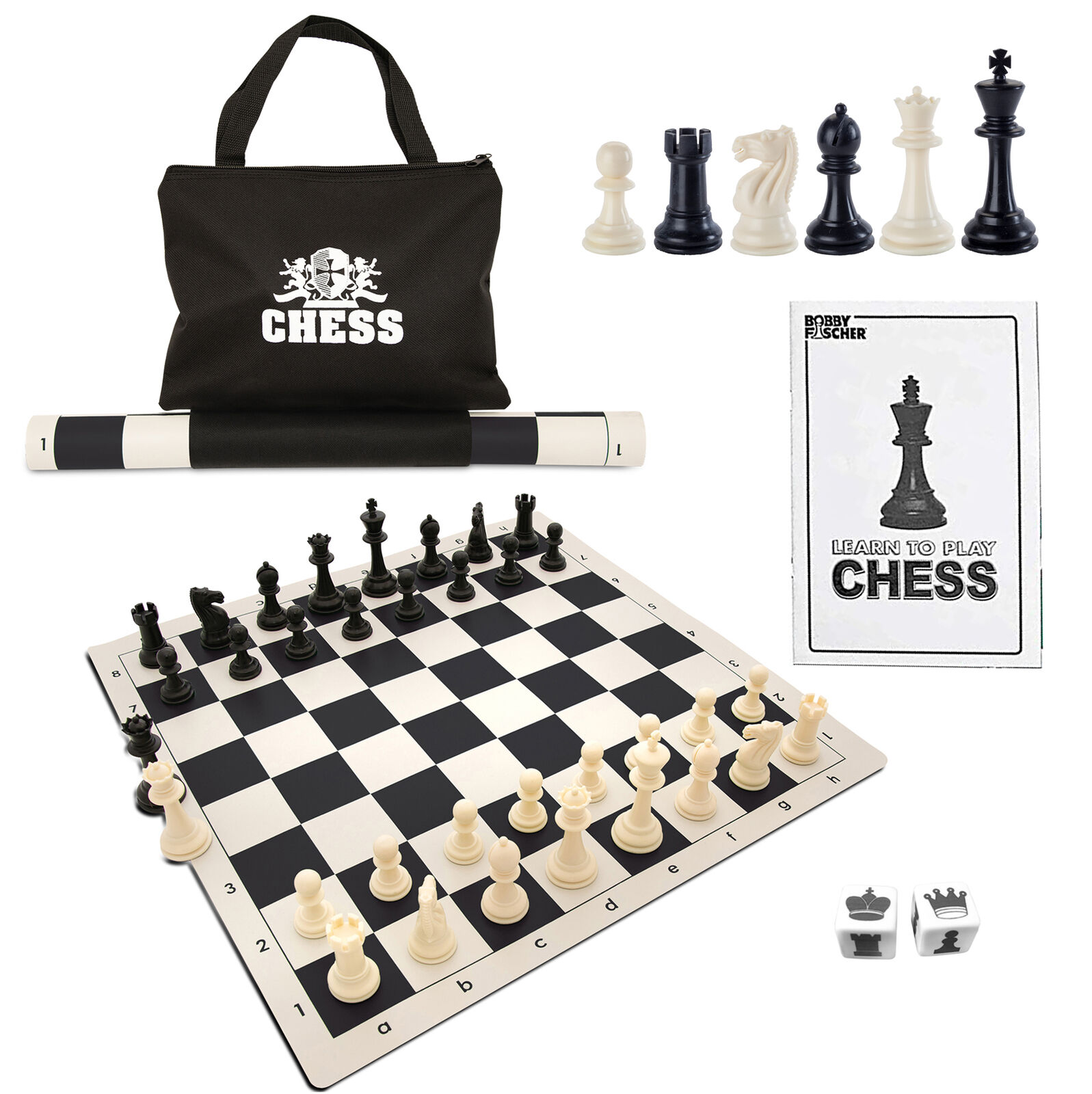 Vbestlife Chess, Torneio de Peso Jogo de Xadrez Jogo de Tabuleiro  Internacional Peças de Xadrez Completas Chessmen Set Black & White  International Chess Set (Grande 77mm) - Jogo de Dominó, Dama e