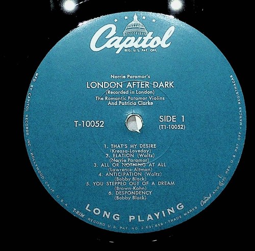 1957 London After Dark Norrie Paramor Patricia Clarke Violin Vinyl LP Record VG+ - Picture 4 of 4