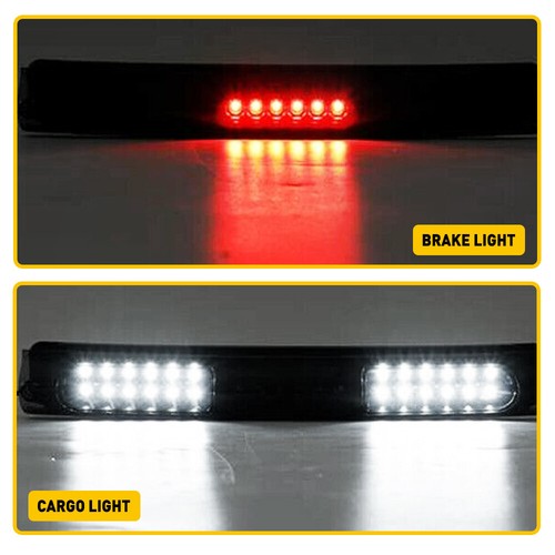 FOR 1997-2003 FORD F150 BLACK HOUSING LED THIRD 3RD TAIL BRAKE LIGHT LAMP BAR - Picture 7 of 12