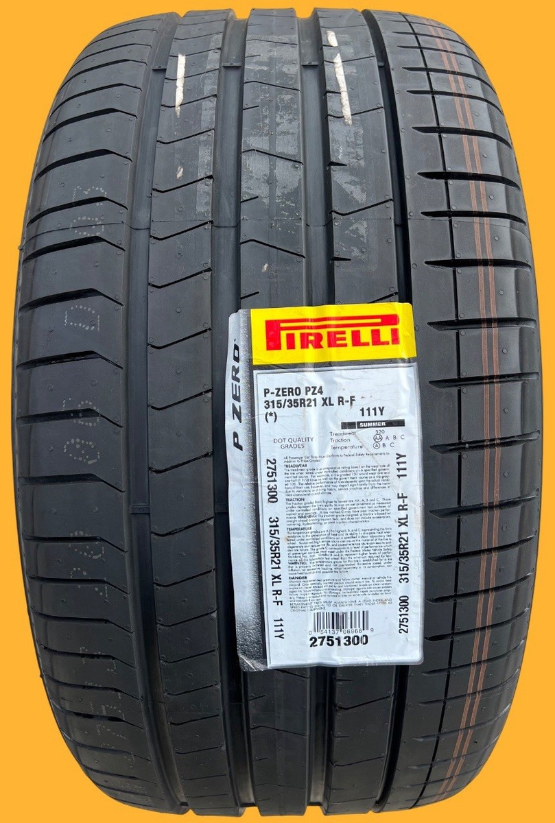 ピレリpzero 315/35ZR21 2本バリ溝 Pirelli PZero PZ4 Luxury 315/35R21 Tire for sale online | eBay