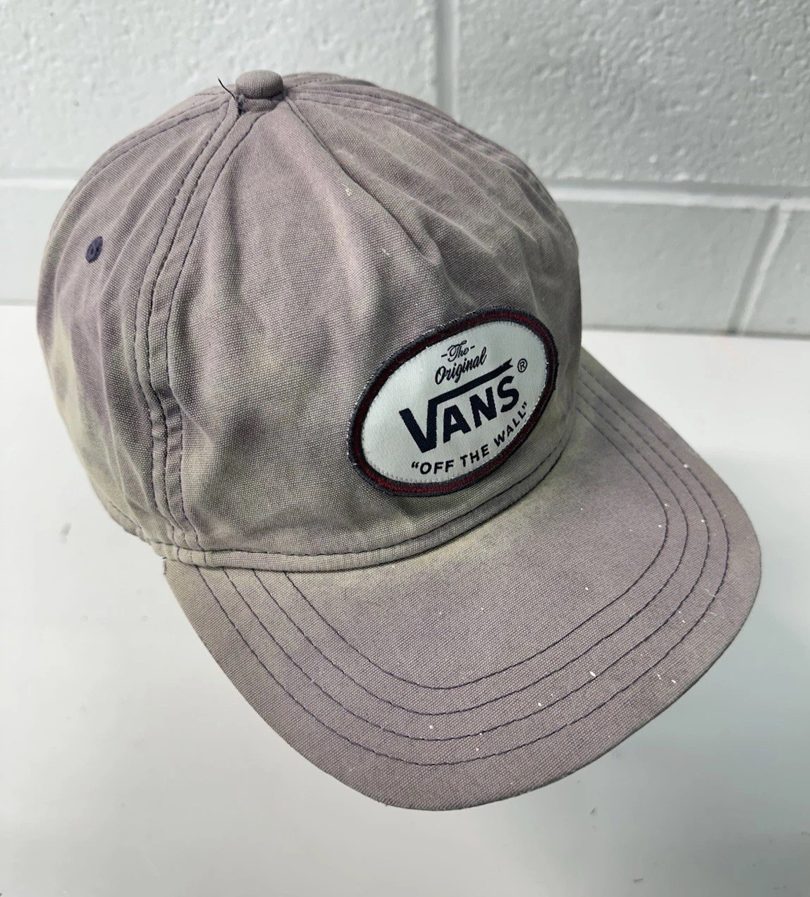 VANS Off The Wall Patch Adjustable Hat / Heavy Fa… - image 6